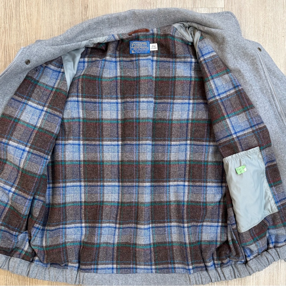 Vintage Pendleton Gray Lined Jacket - image 3